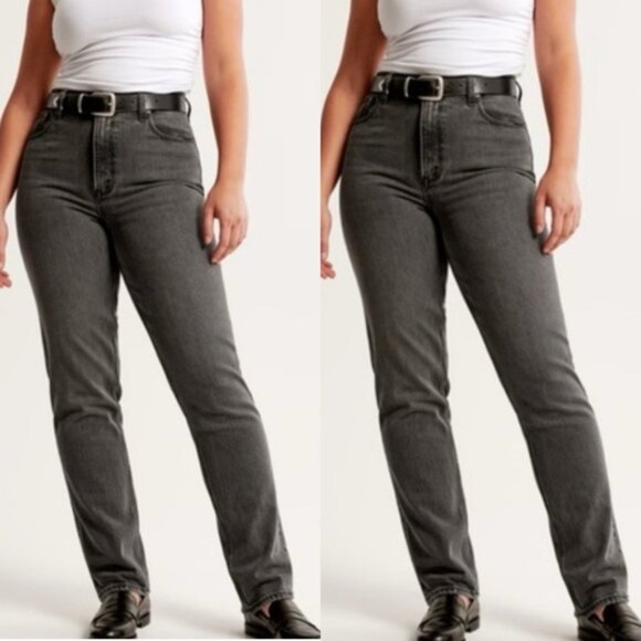 Abercrombie | Curve Love Ultra High Rise 90s Straight Jeans - Picture 7 of 7